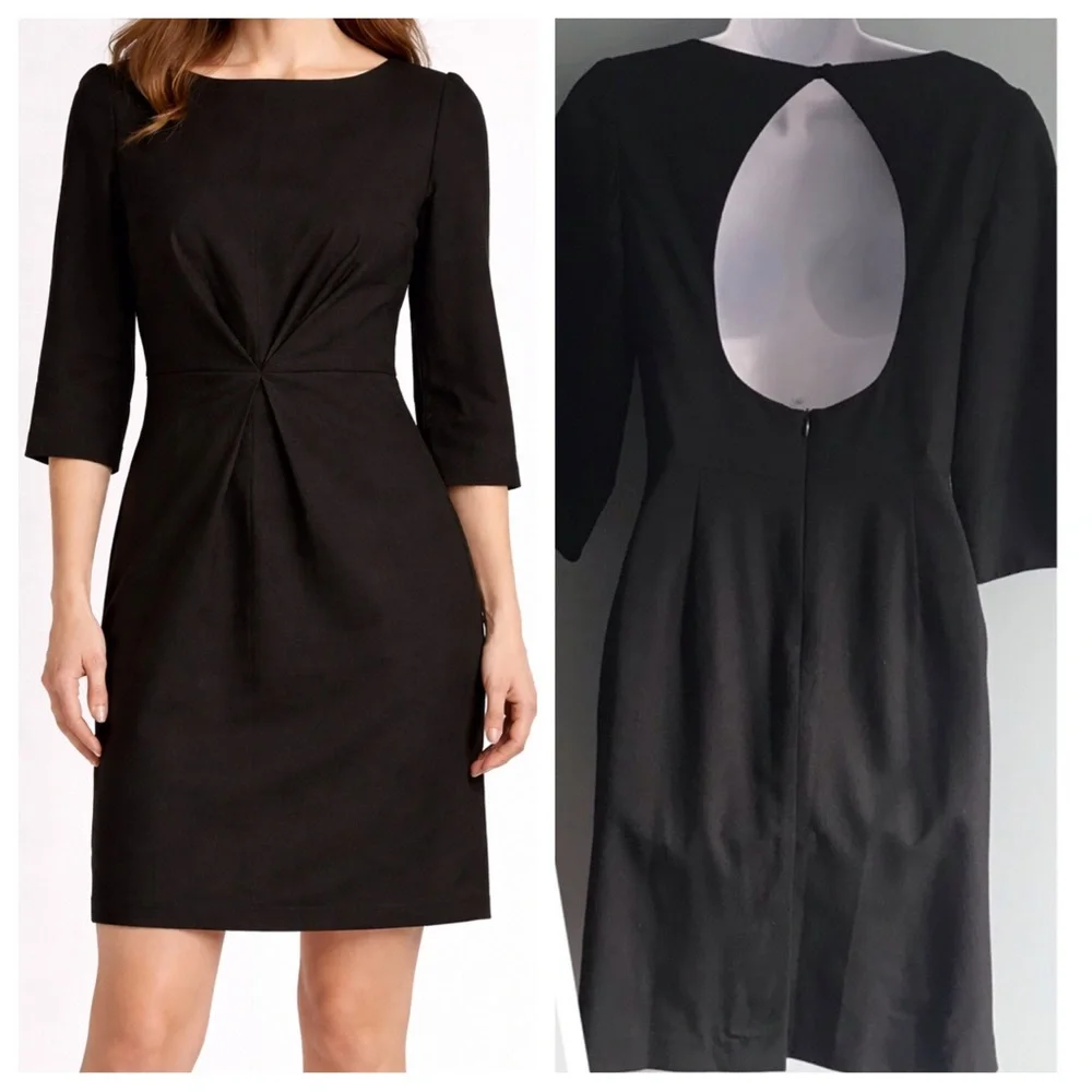 Trina Turk black wool dress. Size 6